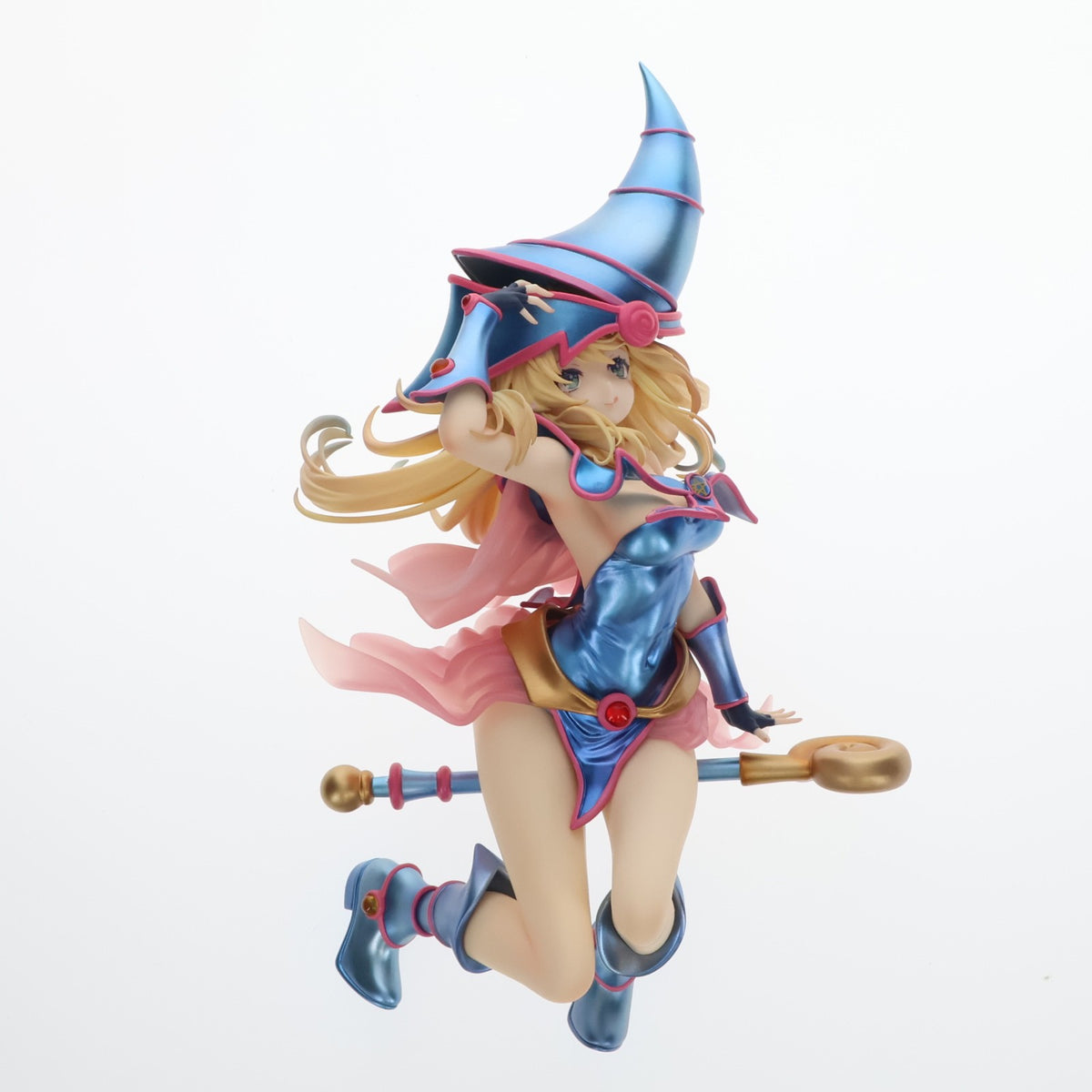 【中古即納】[FIG] 色紙&タペストリー無し WF会場限定 ブラック・マジシャン・ガール(メッキカラー) 遊☆戯☆王デュエルモンスターズ 1/6 完成品 フィギュア MAGI ARTS(マギアーツ)(20231002)