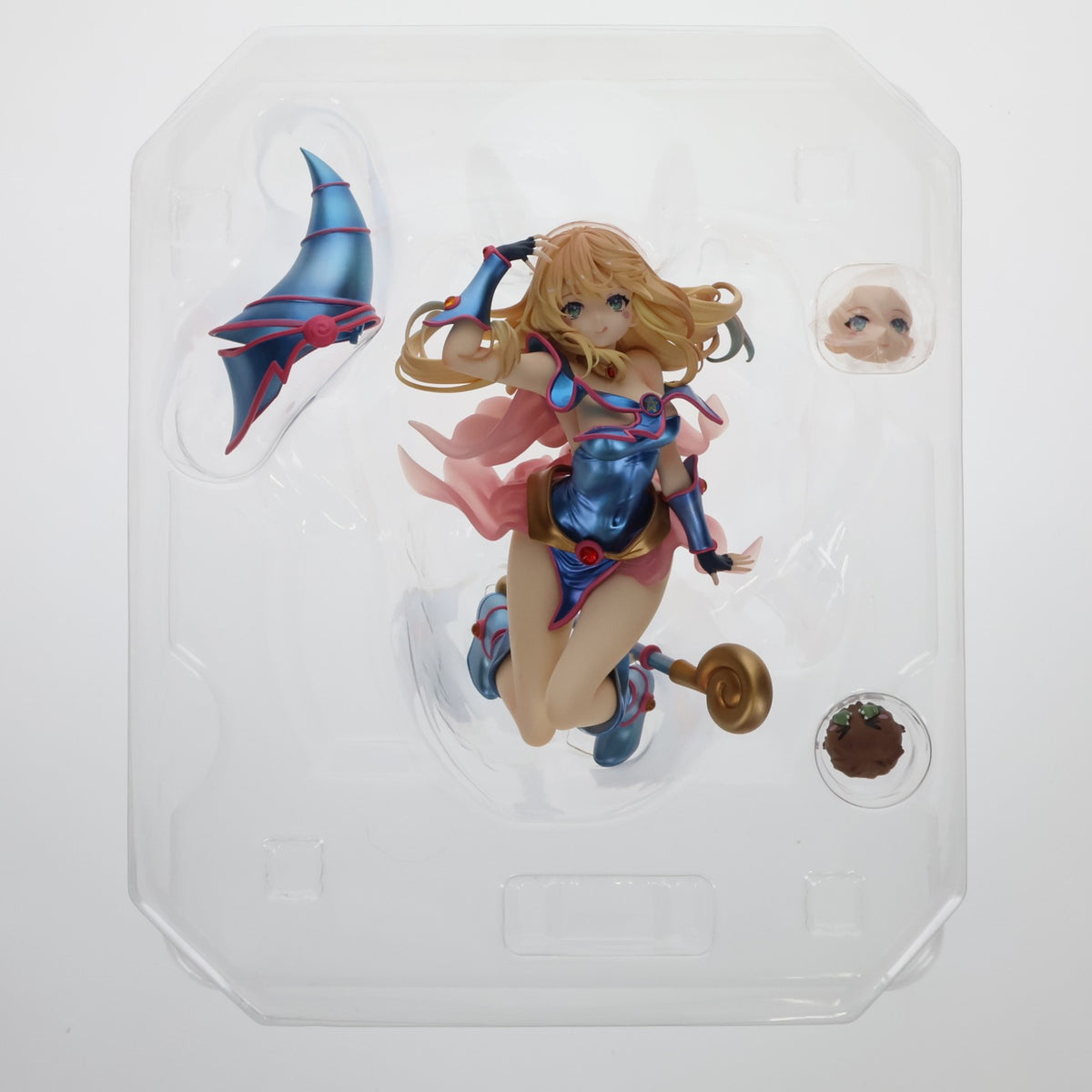 【中古即納】[FIG] 色紙&タペストリー無し WF会場限定 ブラック・マジシャン・ガール(メッキカラー) 遊☆戯☆王デュエルモンスターズ 1/6 完成品 フィギュア MAGI ARTS(マギアーツ)(20231002)