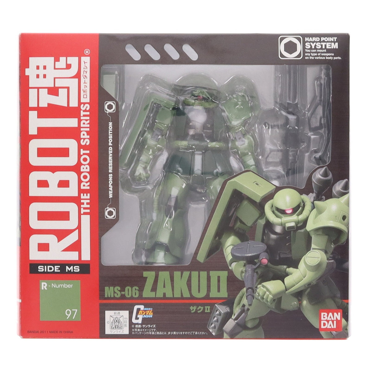【中古即納】[FIG] ROBOT魂(SIDE MS) ザクII 機動戦士ガンダム 完成品 可動フィギュア バンダイ(20141115)
