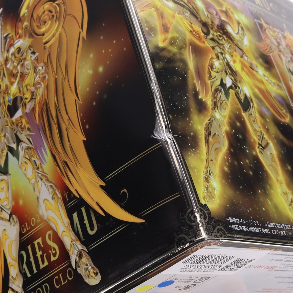 【中古即納】[FIG] 初回特典付属 聖闘士聖衣神話EX アリエスムウ(神聖衣) 聖闘士星矢 黄金魂 -soul of gold- 完成品 可動フィギュア バンダイ(20150829)