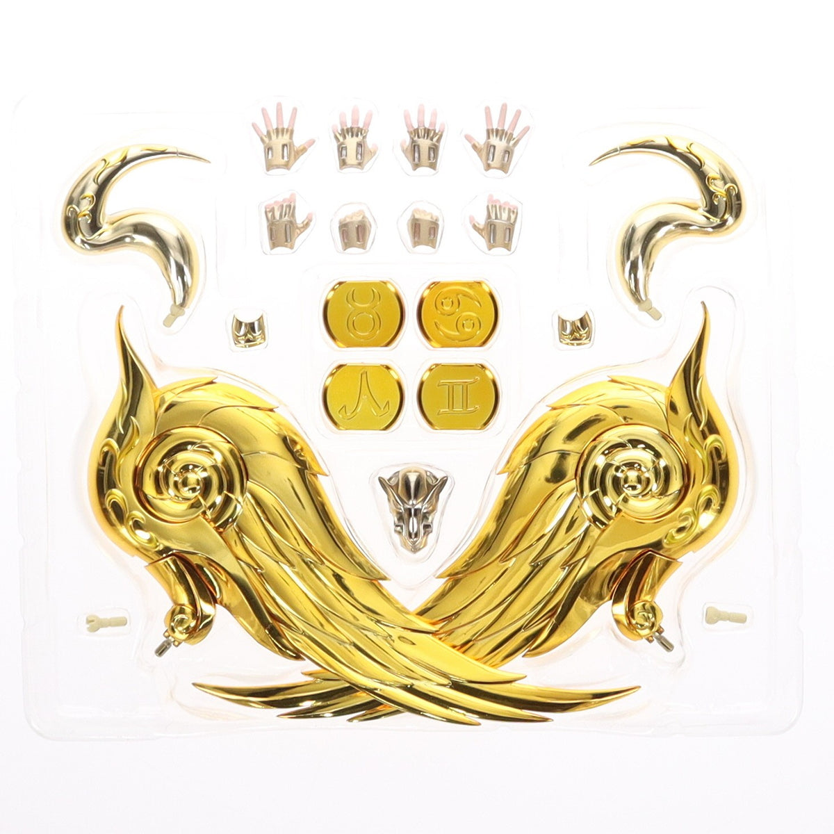 【中古即納】[FIG] 初回特典付属 聖闘士聖衣神話EX アリエスムウ(神聖衣) 聖闘士星矢 黄金魂 -soul of gold- 完成品 可動フィギュア バンダイ(20150829)