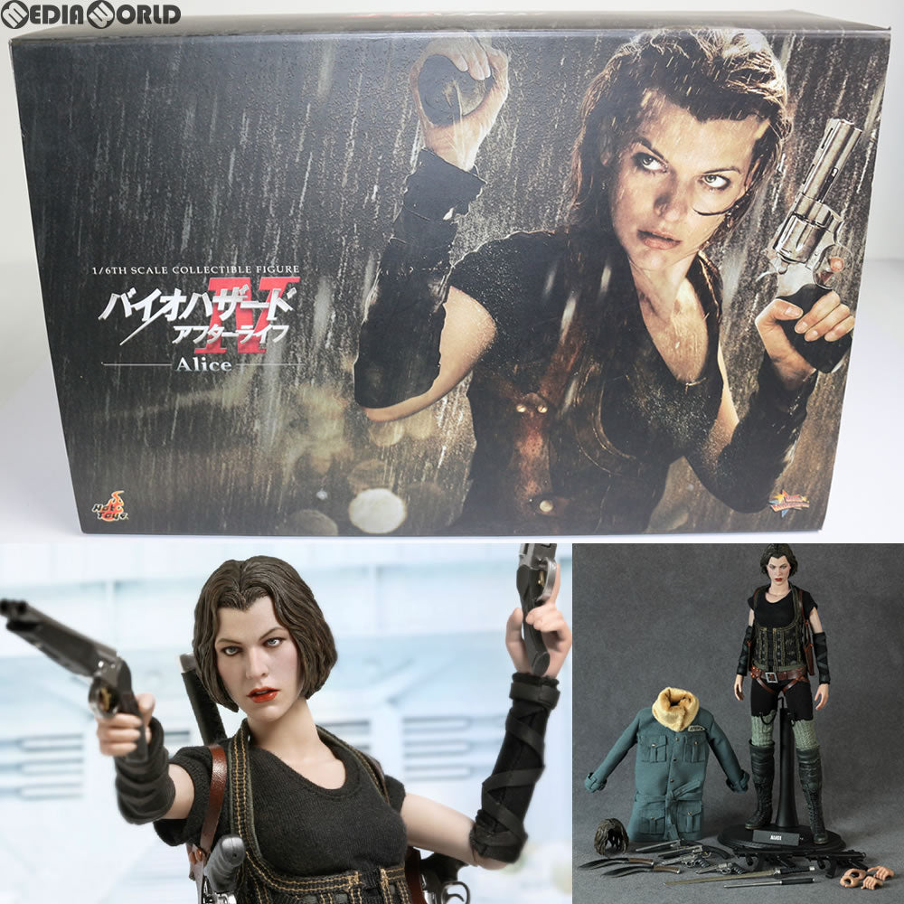 【中古即納】[FIG] ムービー・マスターピース アリス バイオハザードIV アフターライフ 1/6 完成品 アクションフィギュア(MM#139) ホットトイズ(20110916)