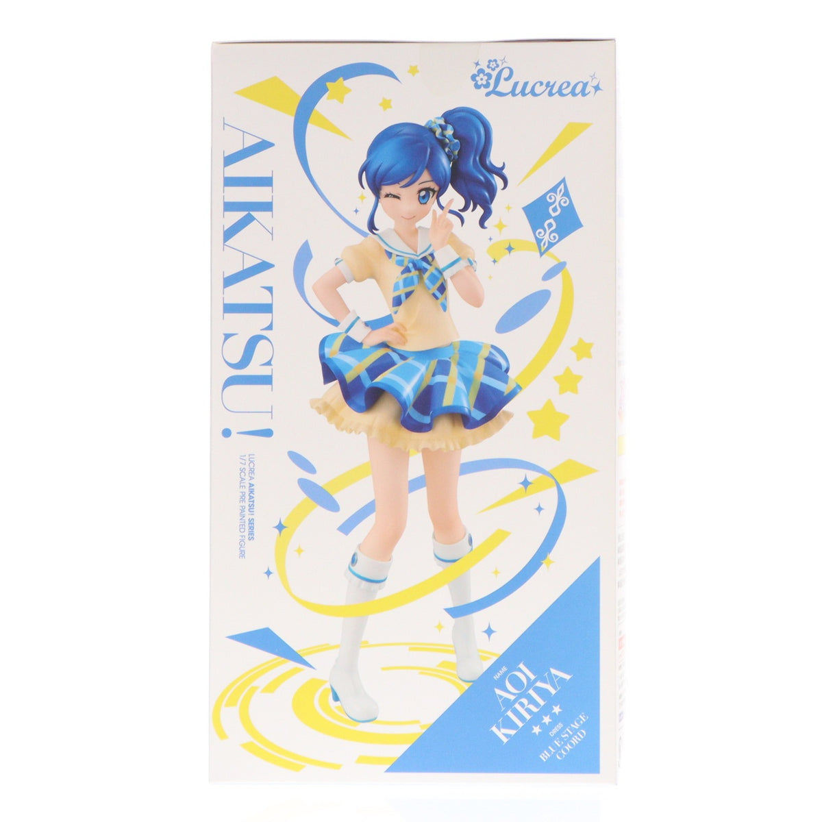 【中古即納】[FIG] プレミアムバンダイ&メガトレショップ限定特典付属 Lucrea(ルクリア) 霧矢あおい(きりやあおい) ブルーステージコーデ アイカツ! 1/7 完成品 フィギュア メガハウス(20200430)