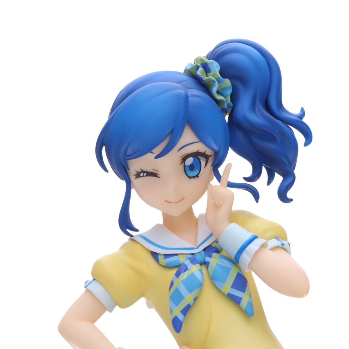 【中古即納】[FIG] プレミアムバンダイ&メガトレショップ限定特典付属 Lucrea(ルクリア) 霧矢あおい(きりやあおい) ブルーステージコーデ アイカツ! 1/7 完成品 フィギュア メガハウス(20200430)
