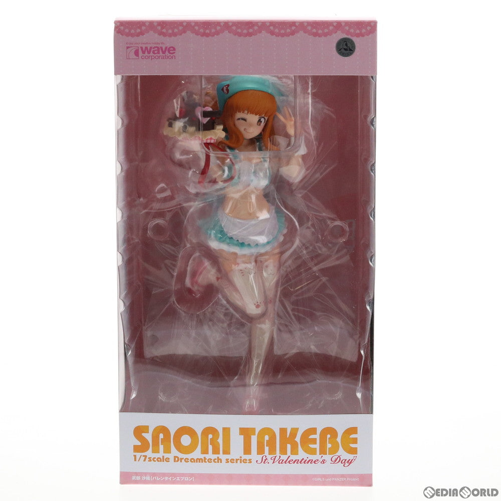 【中古即納】[FIG] ドリームテック 武部沙織【バレンタインエプロン】(たけべさおり) ガールズ&パンツァー 1/7 完成品 フィギュア(DT-148) ウェーブ(WAVE)(20191227)