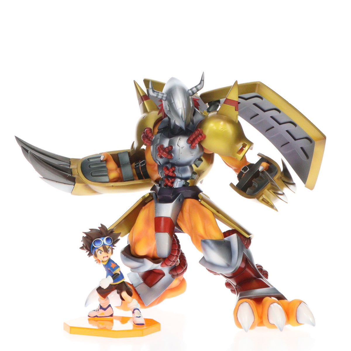 【中古即納】[FIG] Precious G.E.M.シリーズ ウォーグレイモン&八神太一(やがみたいち) デジモンアドベンチャー 完成品 フィギュア メガトレショップ&あみあみ&オンラインショップ限定 メガハウス(20180831)