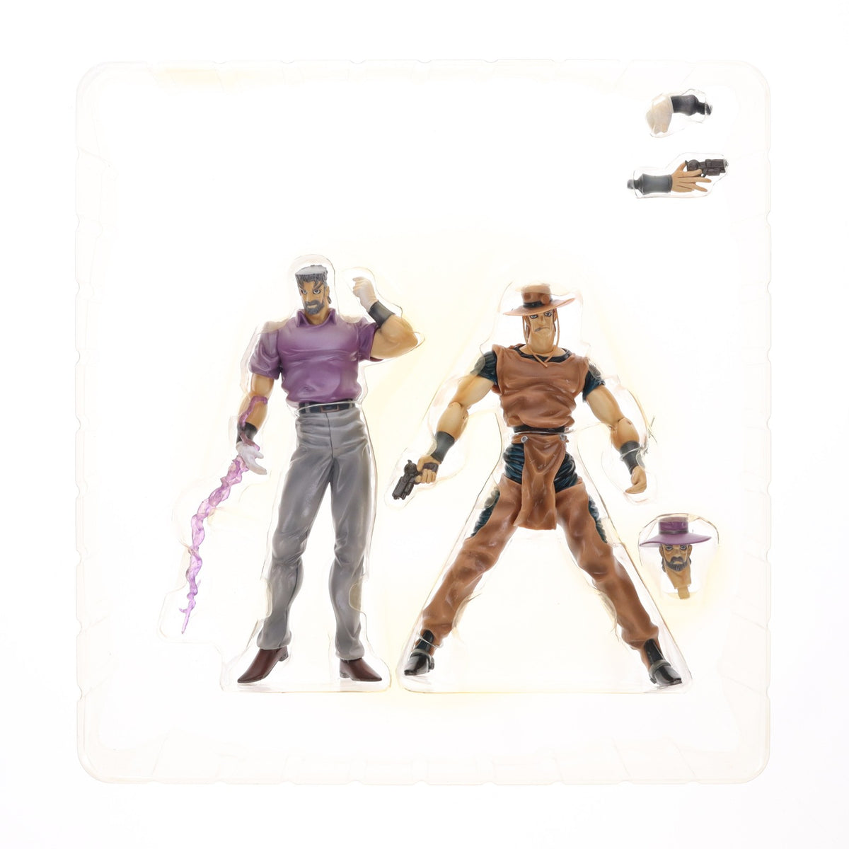 【中古即納】[FIG] ARTFX STATIC & DYNAMIC アクションフィギュアシリーズ NO.6 ジョセフ・ジョースター&ホル・ホース ジョジョの奇妙な冒険 第三部 スターダストクルセイダース 完成品 コトブキヤ(20010630)