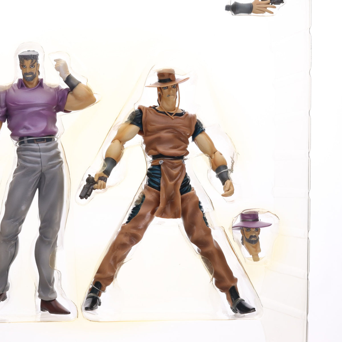 【中古即納】[FIG] ARTFX STATIC & DYNAMIC アクションフィギュアシリーズ NO.6 ジョセフ・ジョースター&ホル・ホース ジョジョの奇妙な冒険 第三部 スターダストクルセイダース 完成品 コトブキヤ(20010630)