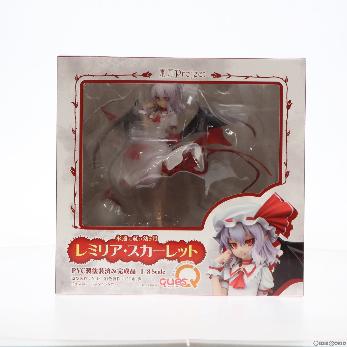 【中古即納】[FIG] 『永遠に紅い幼き月』 レミリア・スカーレット 東方Project 1/8 完成品 フィギュア キューズQ(20210808)
