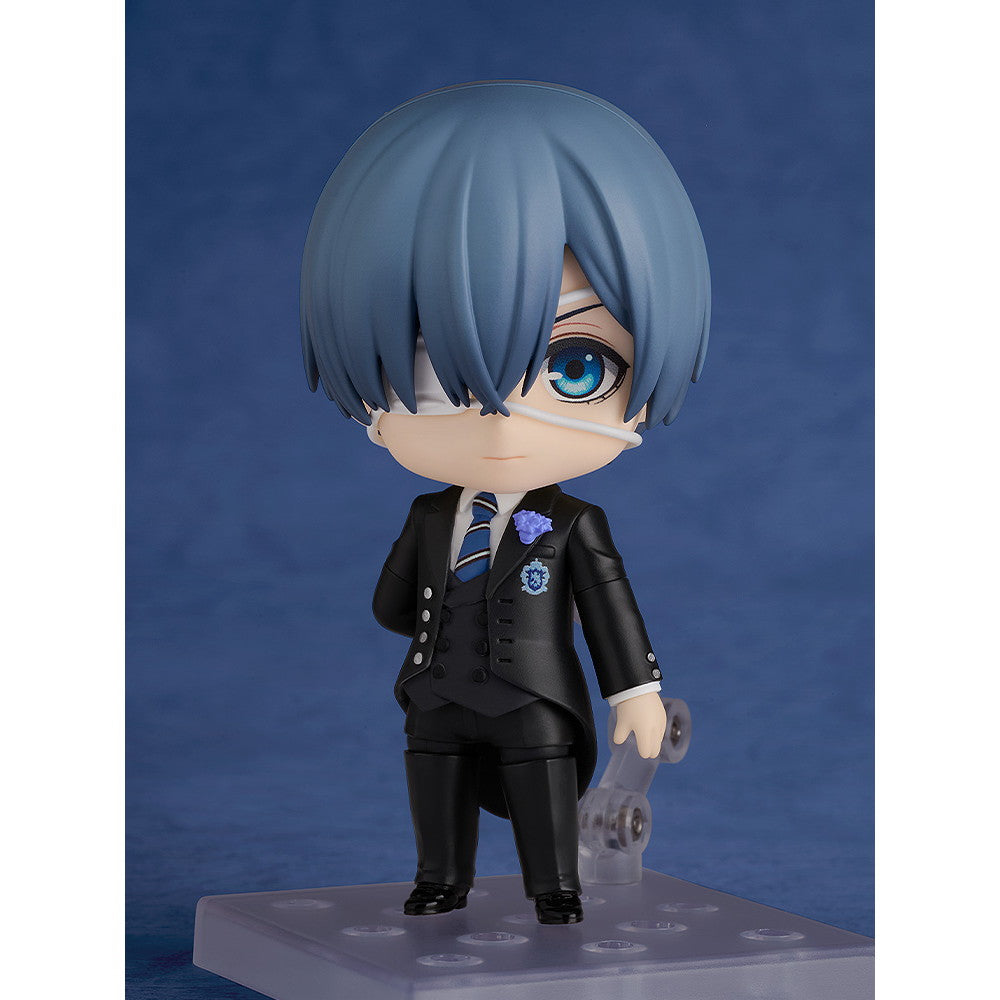 【中古即納】[FIG] ねんどろいど 2710 シエル・ファントムハイヴ 紺碧の梟寮 Ver. 黒執事 -寄宿学校編- 完成品 可動フィギュア オランジュ・ルージュ(20250626)