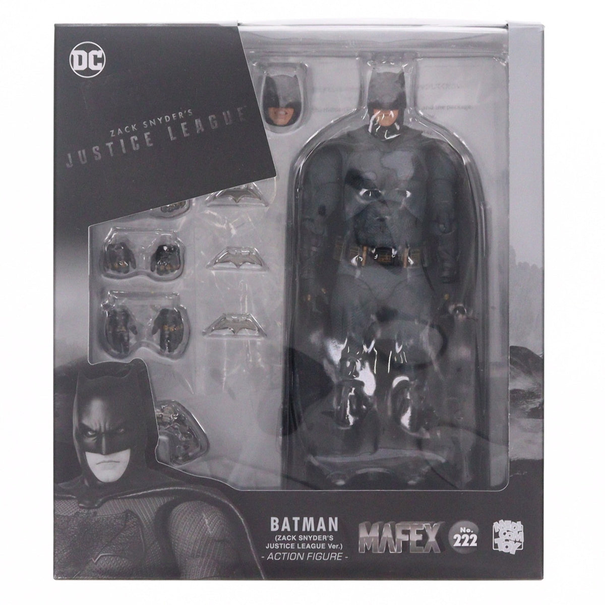 【中古即納】[FIG] マフェックス No.222 MAFEX BATMAN(ZACK SNYDER'S JUSTICE LEAGUE Ver.)(バットマン) ジャスティス・リーグ:ザック・スナイダーカット 完成品 可動フィギュア メディコム・トイ(20241031)