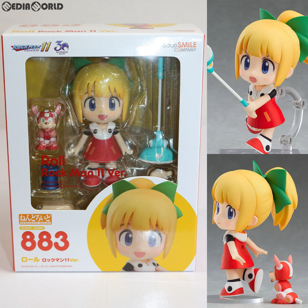 【中古即納】[FIG] ねんどろいど 883 ロール ロックマン11Ver. ロックマン11 運命の歯車!! 完成品 可動フィギュア グッドスマイルカンパニー(20180831)
