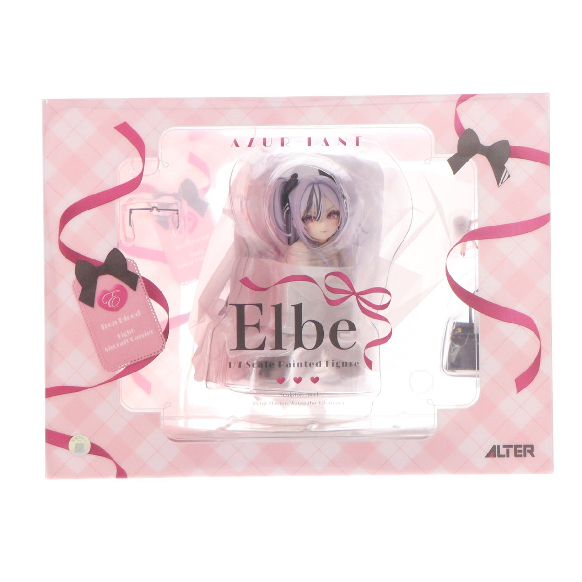 【中古即納】[FIG] あみあみ限定特典無し エルベ 清らかのヴァレンチンズタークVer. アズールレーン 1/7 完成品 フィギュア アルター(20260827)