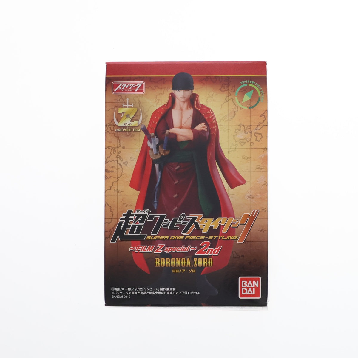 【中古即納】[FIG] (単品)(食玩) 超ワンピーススタイリング～FILM Z special～2nd ロロノア・ゾロ 完成品 フィギュア バンダイ(20121225)