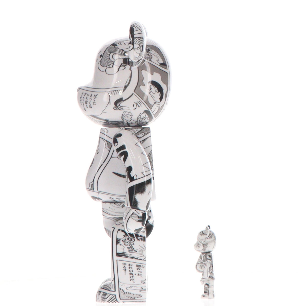 【中古即納】[FIG] BE@RBRICK(ベアブリック) ドラえもん コミック Ver. 100%&400% 2体セット 完成品 可動フィギュア メディコム・トイ(20220326)