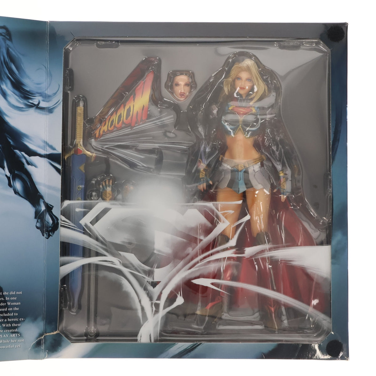 【中古即納】[FIG] DC Comics VARIANT PLAY ARTS改(ヴァリアントプレイアーツ改) スーパーガール スーパーマン 完成品 フィギュア スクウェア・エニックス(20140731)