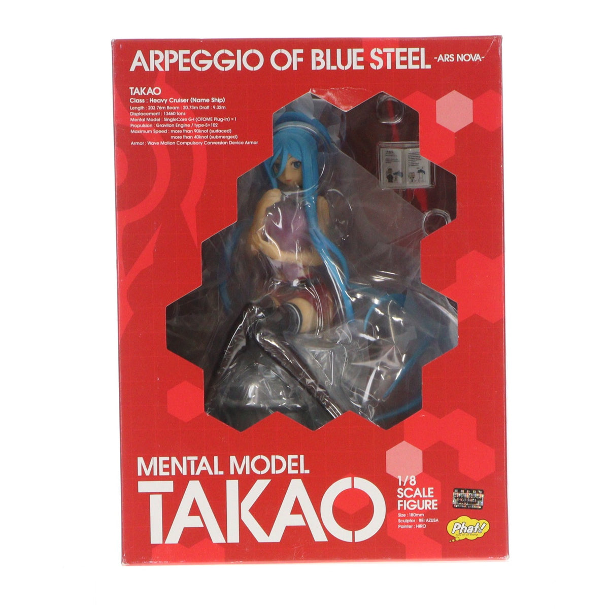 【中古即納】[FIG] メンタルモデル・タカオ 蒼き鋼のアルペジオ -アルス・ノヴァ- 1/8 完成品 フィギュア Phat!(ファット・カンパニー)(20150426)