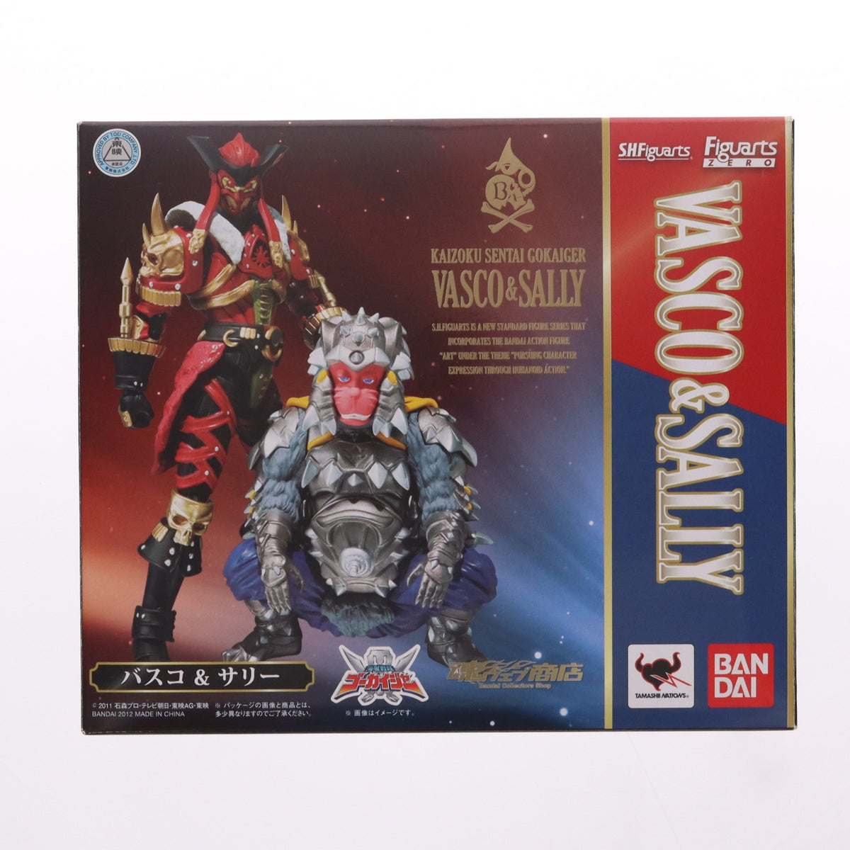 【中古即納】[FIG] 魂ウェブ商店限定 S.H.Figuarts(フィギュアーツ) バスコ&サリー 海賊戦隊ゴーカイジャー 完成品 可動フィギュア バンダイ(20121225)
