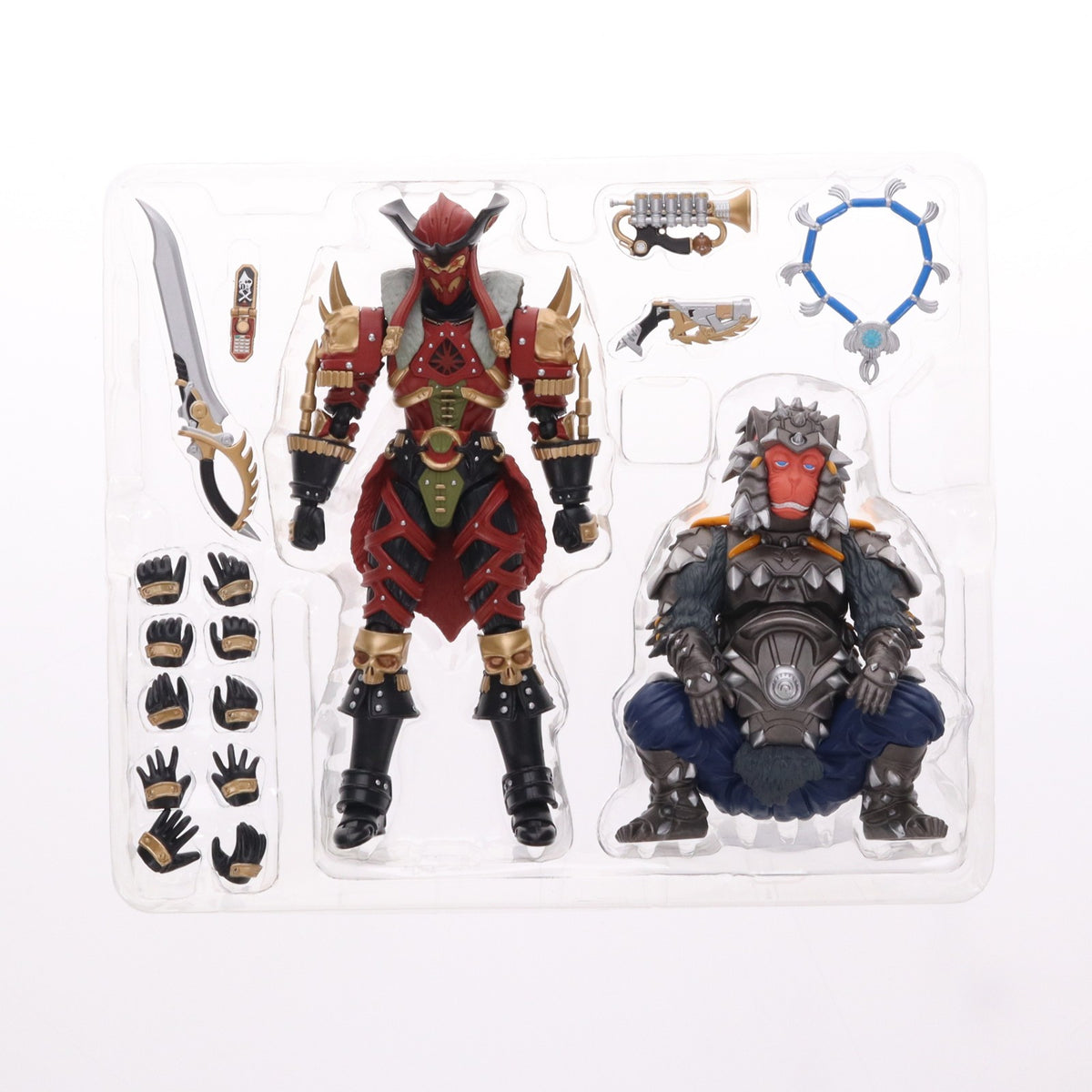 【中古即納】[FIG] 魂ウェブ商店限定 S.H.Figuarts(フィギュアーツ) バスコ&サリー 海賊戦隊ゴーカイジャー 完成品 可動フィギュア バンダイ(20121225)