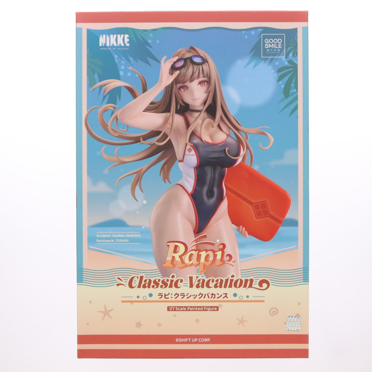【中古即納】[FIG] グッドスマイルカンパニー公式ショップ特典付属 ラピ:クラシックバカンス 勝利の女神:NIKKE 1/7 完成品 フィギュア グッドスマイルアーツ上海(20250626)