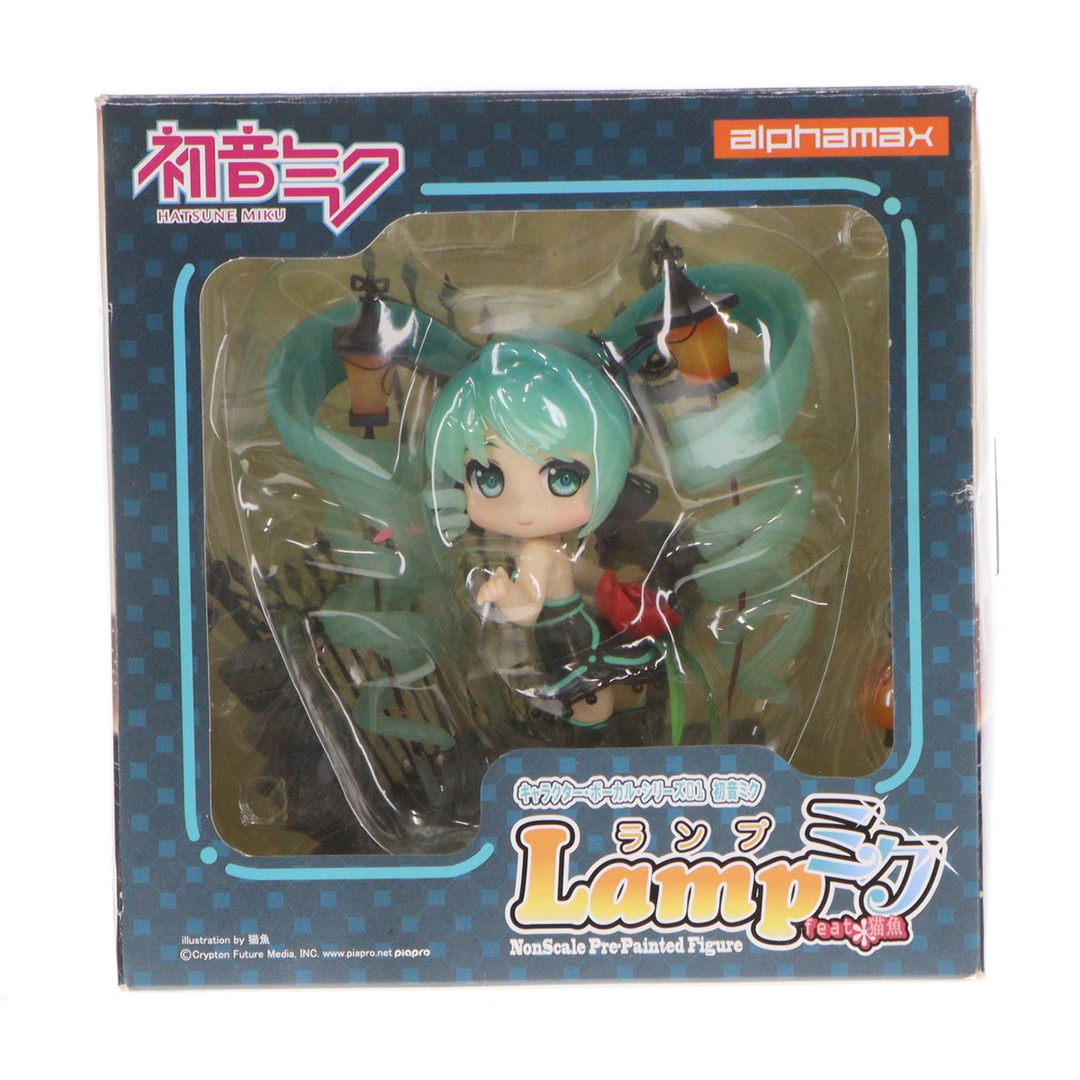 【中古即納】[FIG] ポストカード無し Lampミク feat.猫魚 キャラクター・ボーカル・シリーズ01 初音ミク 完成品 フィギュア アルファマックス(20131025)