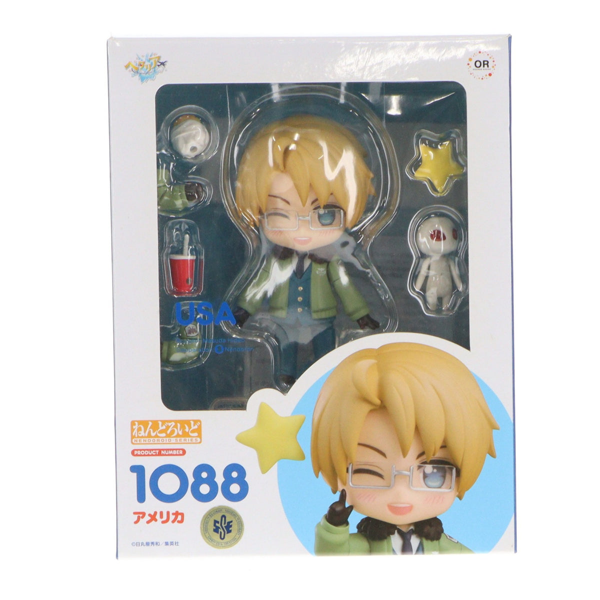 【中古即納】[FIG] ねんどろいど 1088 アメリカ ヘタリア World☆Stars(ワールドスターズ) 完成品 可動フィギュア オランジュ・ルージュ(20190731)