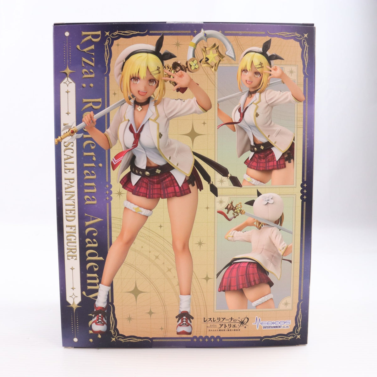 【中古即納】[FIG] MEDICOS ONLINE SHOP限定特典付属 ライザ レスレリ学園Ver. レスレリアーナのアトリエ ～忘れられた錬金術と極夜の解放者～ 1/7 完成品 フィギュア メディコス・エンタテインメント(20260311)