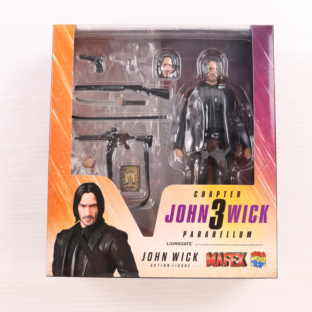 【中古即納】[FIG] マフェックス No.233 MAFEX JOHN WICK(CHAPTER 3)(ジョン・ウィック チャプター3) JOHN WICK:PARABELLUM(ジョン・ウィック パラベラム) 完成品 可動フィギュア メディコム・トイ(20250228)