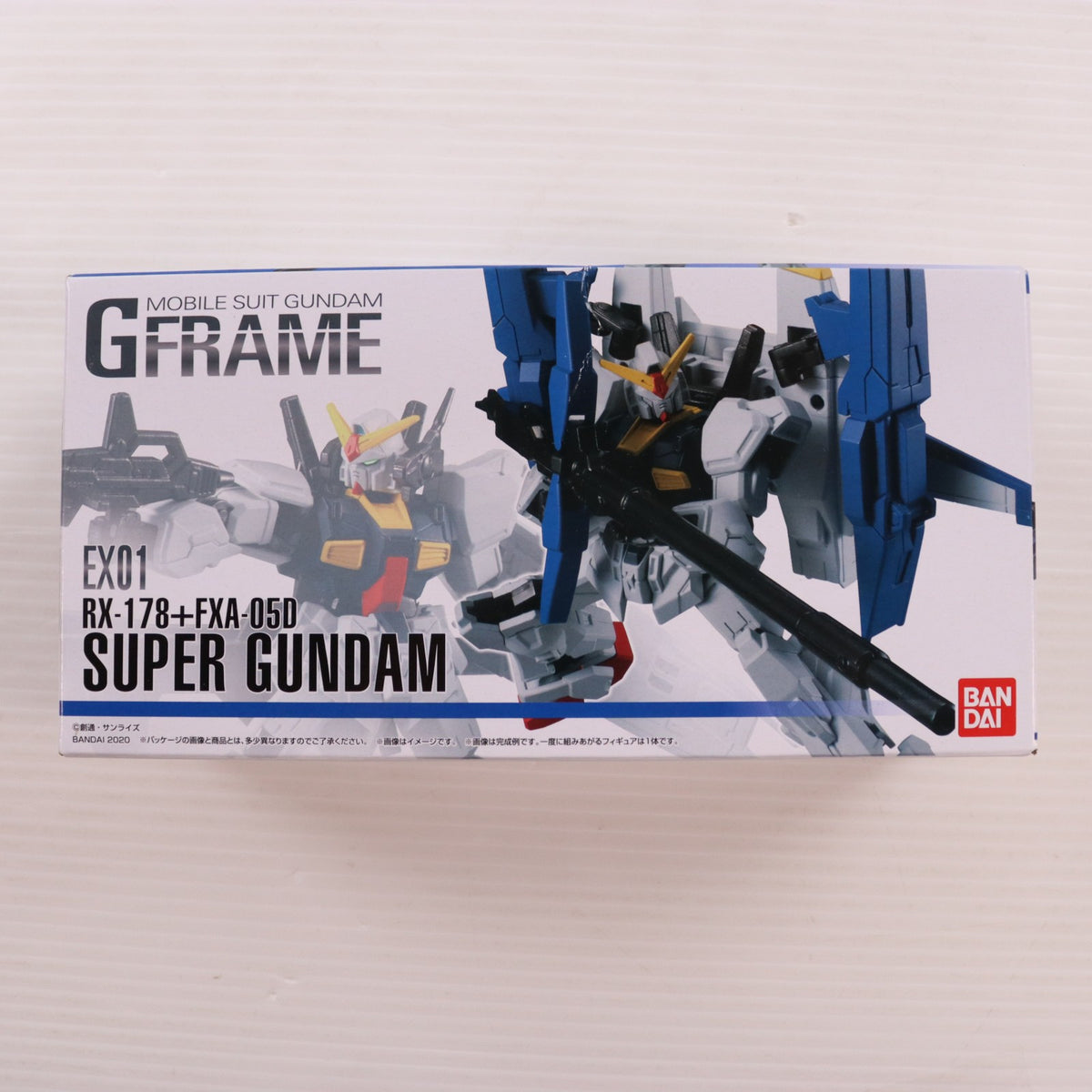 【中古即納】[FIG] (単品)(食玩) 機動戦士ガンダム Gフレーム EX01 スーパーガンダム 機動戦士Zガンダム 可動フィギュア バンダイ(20200727)