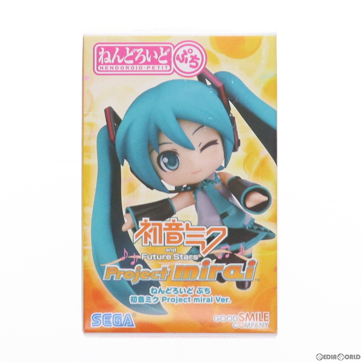 【中古即納】[FIG] (フィギュア単品) ねんどろいどぷち 初音ミク Project mirai Ver. 3DSソフト 初音ミク and Future Stars Project mirai ぷちぷくパック同梱品 完成品 可動フィギュア(610-8848) グッドスマイルカンパニー(20120308)
