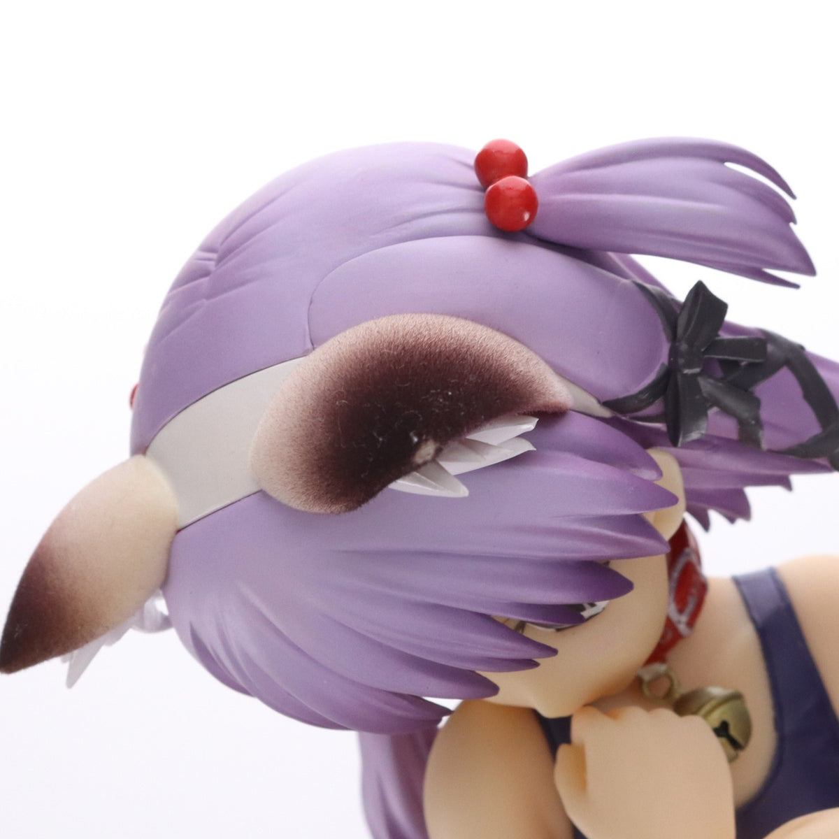 【中古即納】[FIG] コトブキヤショップ限定 4-Leaves 菜々子(ななこ) ～ネコ耳スクール水着ver.～ 黒ネコ版 ToHeart2 AnotherDays(トゥハート2 アナザーデイズ) 1/5 完成品 フィギュア(PP282) コトブキヤ(20081231)