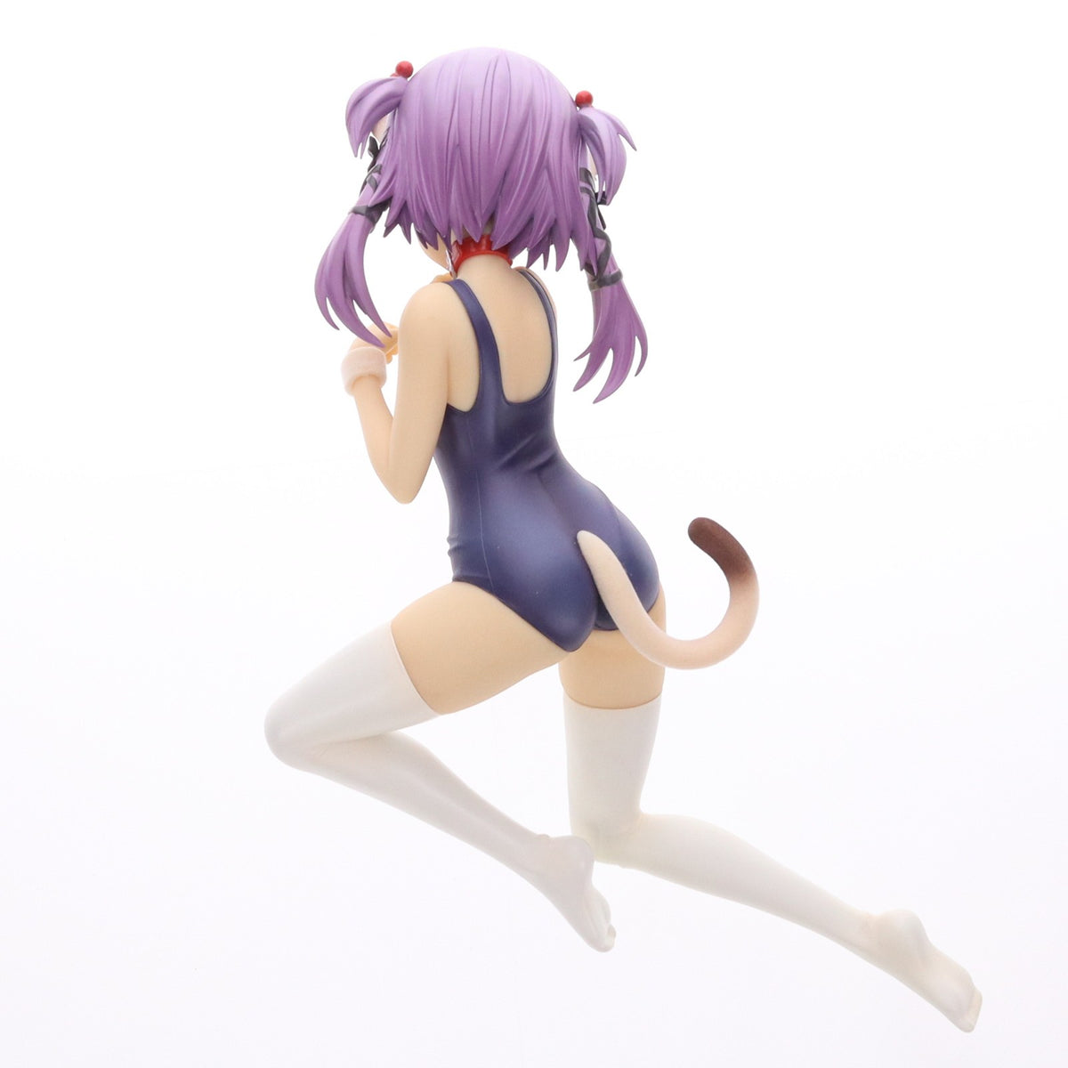 【中古即納】[FIG] コトブキヤショップ限定 4-Leaves 菜々子(ななこ) ～ネコ耳スクール水着ver.～ 黒ネコ版 ToHeart2 AnotherDays(トゥハート2 アナザーデイズ) 1/5 完成品 フィギュア(PP282) コトブキヤ(20081231)