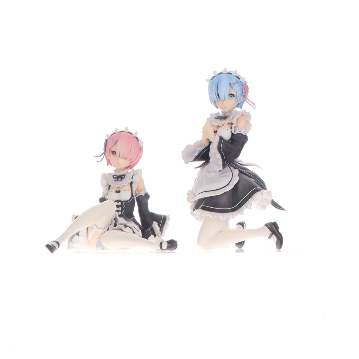 【中古即納】[FIG] ラム&レム 特製台座コンプリートセットVer. Re:ゼロから始める異世界生活 1/8 完成品 フィギュア 一部オンラインショップ限定 リボルブ(20180331)