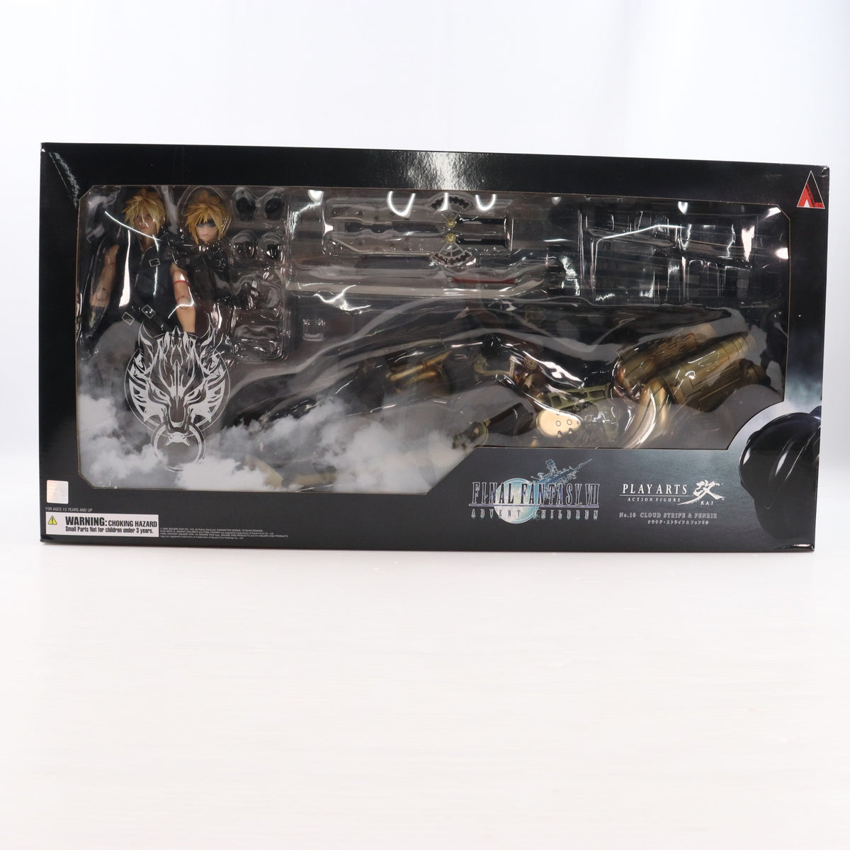 【中古即納】[FIG] PLAY ARTS改(プレイアーツ改) クラウド・ストライフ&フェンリル FINAL FANTASY VII ADVENT CHILDREN(ファイナルファンタジー7 アドベントチルドレン) 完成品 可動フィギュア スクウェア・エニックス(20181209)