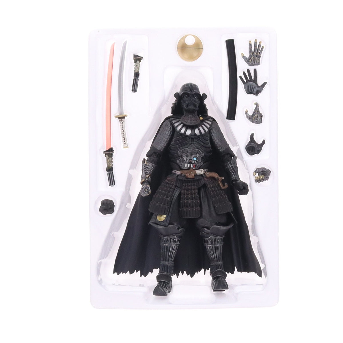 【中古即納】[FIG] 名将MOVIE REALIZATION(ムービーリアライゼーション) 侍大将ダース・ベイダー ～死星具足～ STAR WARS(スター・ウォーズ) 完成品 可動フィギュア バンダイ(20151218)