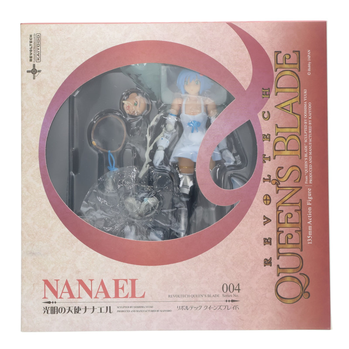 【中古即納】[FIG] リボルテッククイーンズブレイド No.004 光明の天使ナナエル クイーンズブレイド 1/12 完成品 可動フィギュア 海洋堂(20090830)