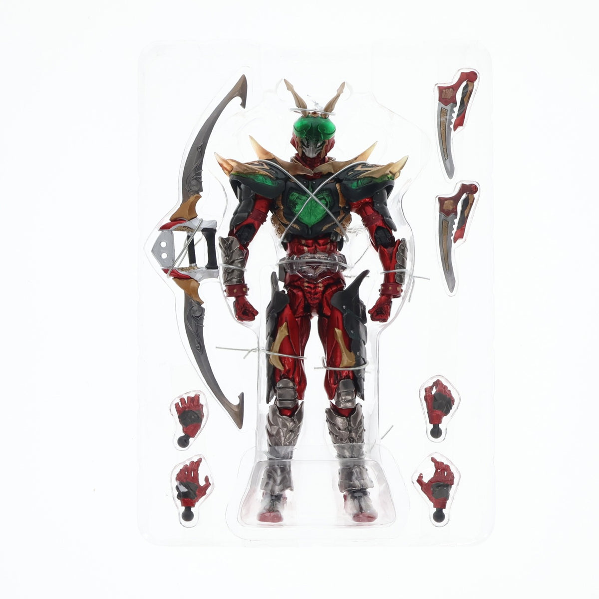 【中古即納】[FIG] 魂ネイション2008開催記念 S.I.C. LIMITED 仮面ライダーワイルドカリス 仮面ライダー剣(ブレイド) 完成品 可動フィギュア バンダイ(20080320)