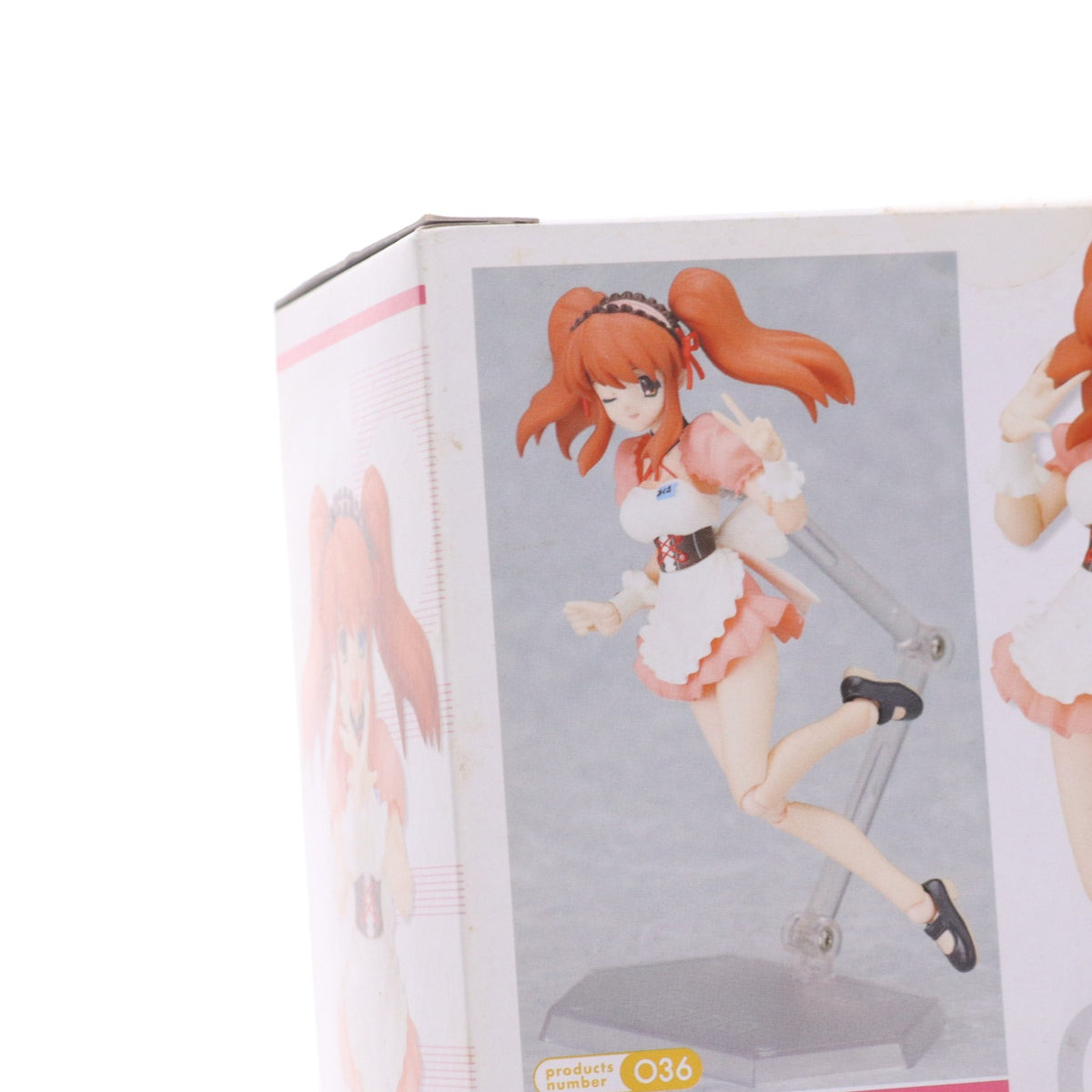 【中古即納】[FIG] figma(フィグマ) 036 朝比奈みくる 戦うウェイトレスver. 涼宮ハルヒの憂鬱 完成品 可動フィギュア マックスファクトリー(20090530)