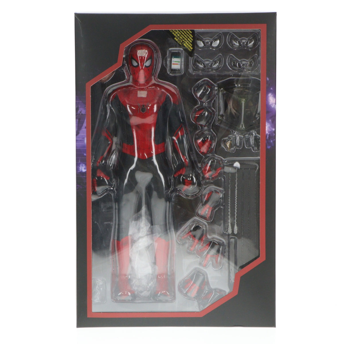 【中古即納】[FIG] トイサピエンス限定 ムービー・マスターピース スパイダーマン(バトル版)[プロモ・エディション] スパイダーマン:ノー・ウェイ・ホーム 1/6 完成品 可動フィギュア(MMS625) ホットトイズ(20230630)