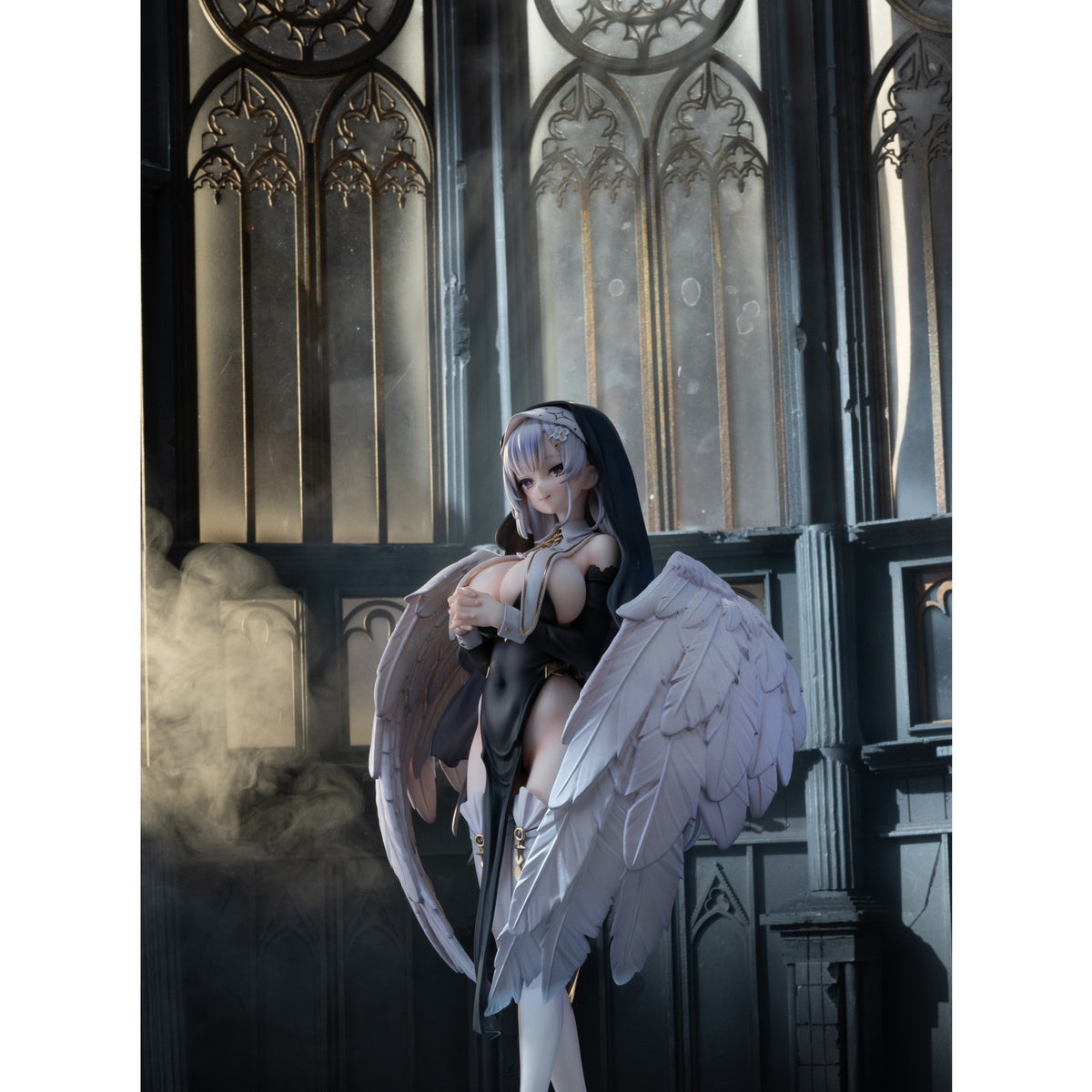 【中古即納】[FIG] 差し替え用表情パーツ付属 天使修道女 聖羽 通常版 1/6 完成品 フィギュア KAWA DESIGN(20260430)