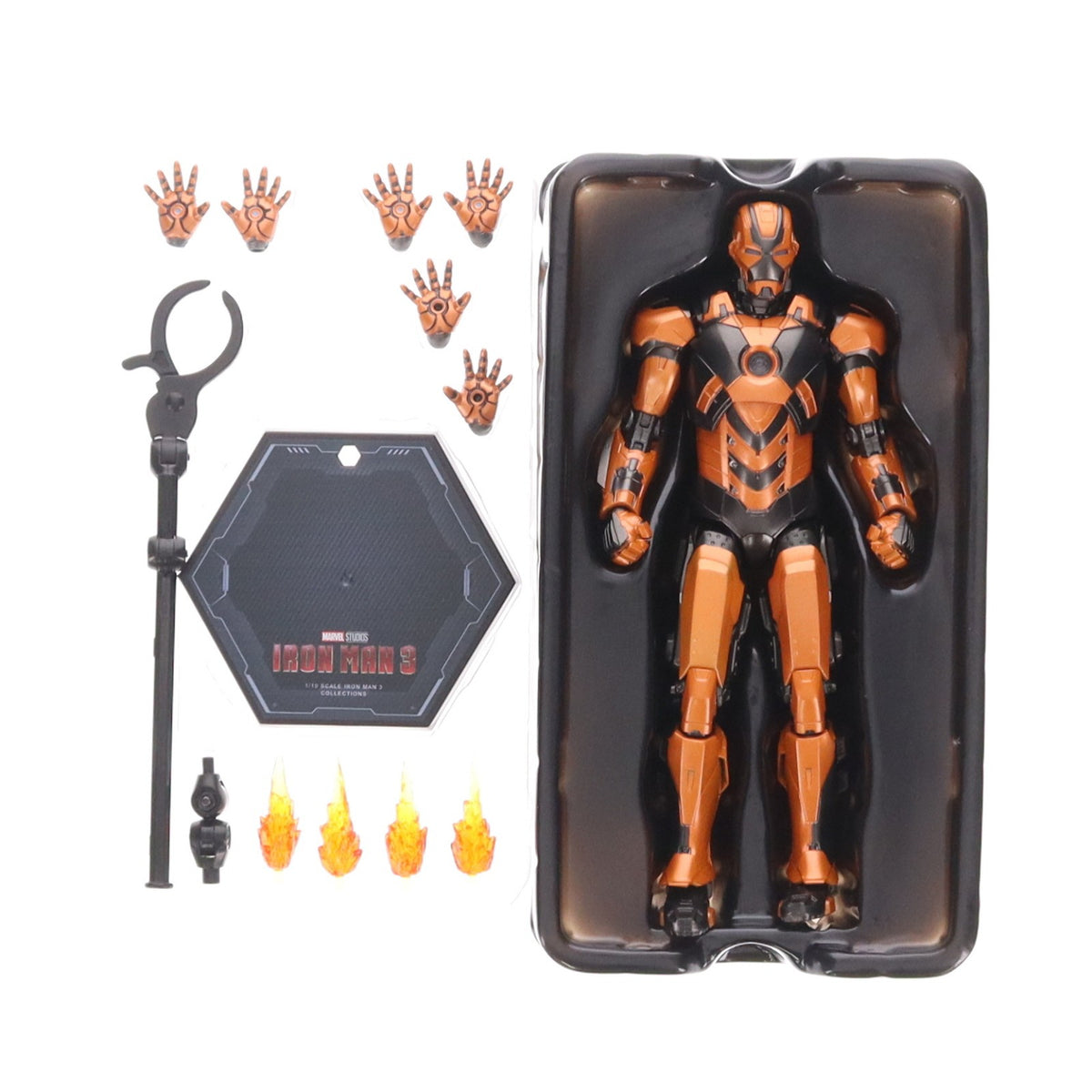 【中古即納】[FIG] Infinity Action Xシリーズ アイアンマン MK28 アイアンマン3 完成品 可動フィギュア ZD Toys(Zhong Dong Toys)(20260731)