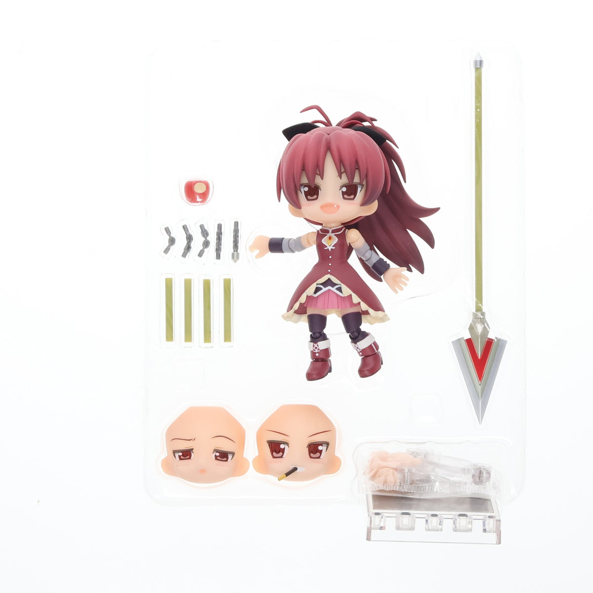 【中古即納】[FIG] キューポッシュ 佐倉杏子(さくらきょうこ) 劇場版 魔法少女まどか☆マギカ[新編]叛逆の物語 完成品 可動フィギュア(AD015) コトブキヤ(20141127)