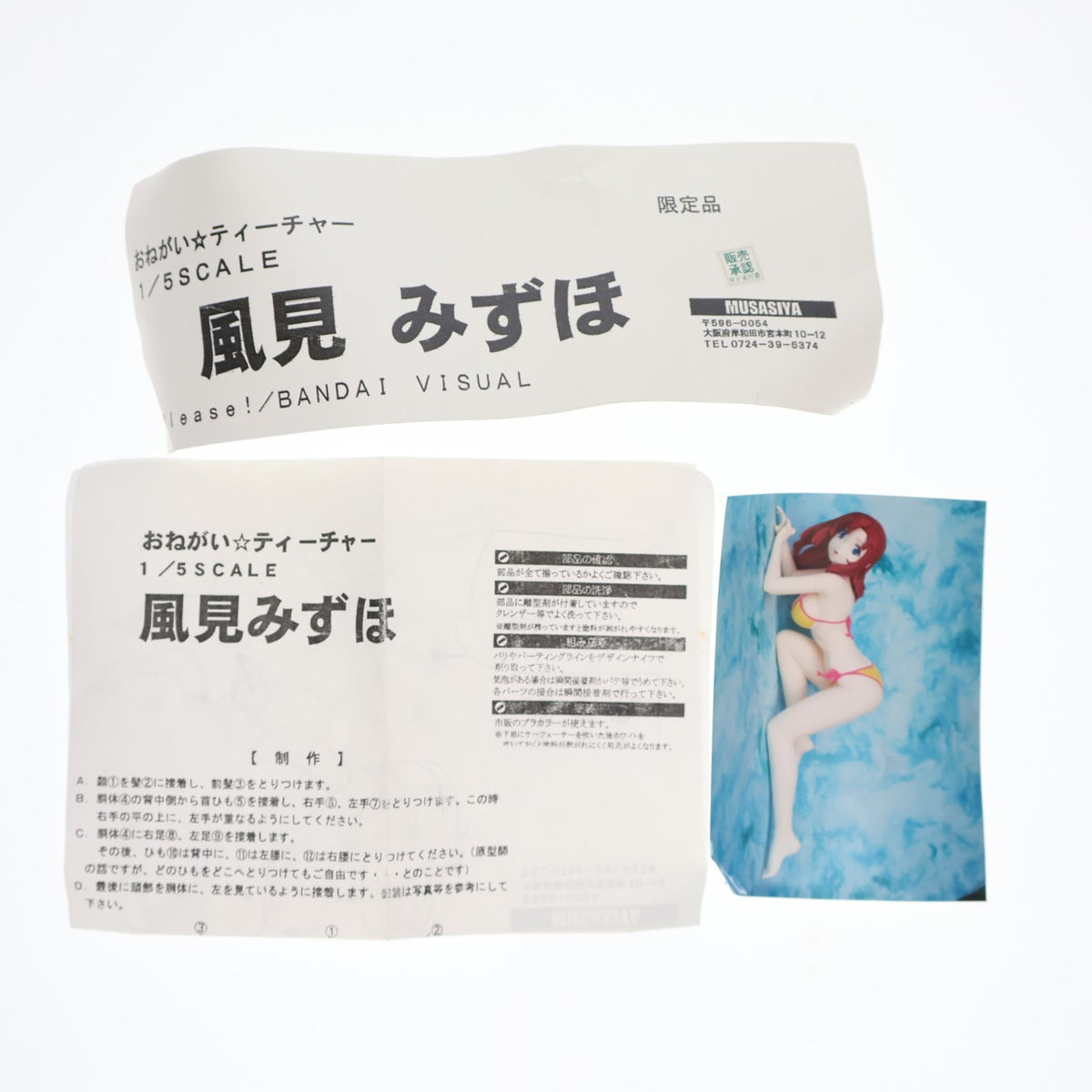 【中古即納】[FIG] 風見みずほ(かざみみずほ) おねがい☆ティーチャー 1/5 ガレージキット フィギュア ムサシヤ(20021231)
