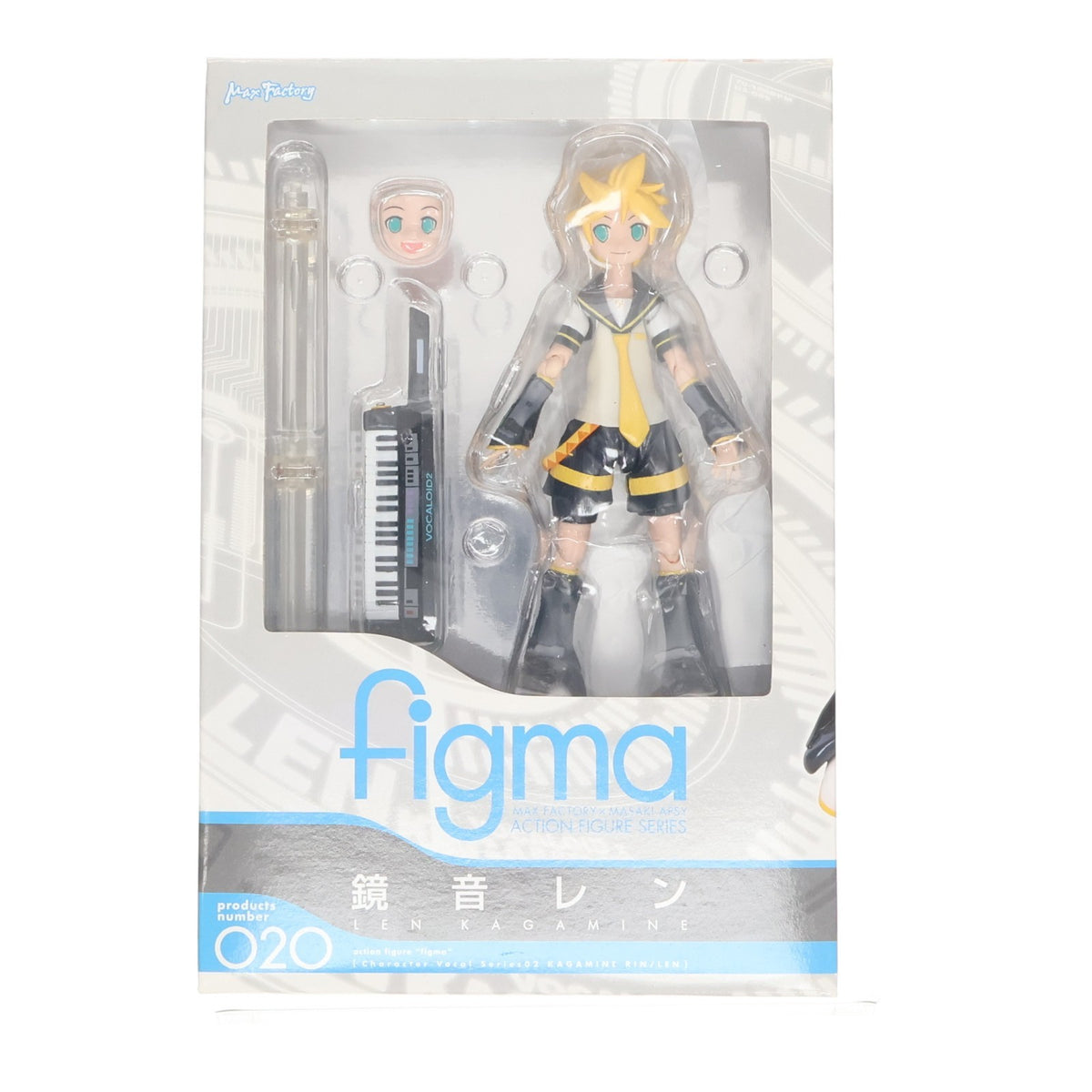 【中古即納】[FIG] figma(フィグマ) 020 鏡音レン(かがみねれん) キャラクター・ボーカル・シリーズ02 鏡音リン・レン 完成品 可動フィギュア マックスファクトリー(20081124)