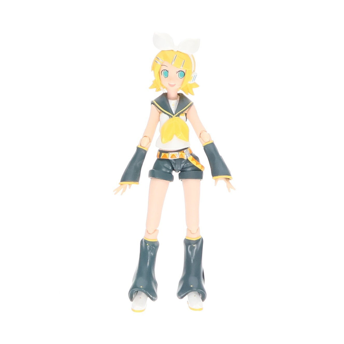 【中古即納】[FIG] figma(フィグマ) 019 鏡音リン(かがみねりん) キャラクター・ボーカル・シリーズ02 鏡音リン・レン 完成品 可動フィギュア マックスファクトリー(20081124)