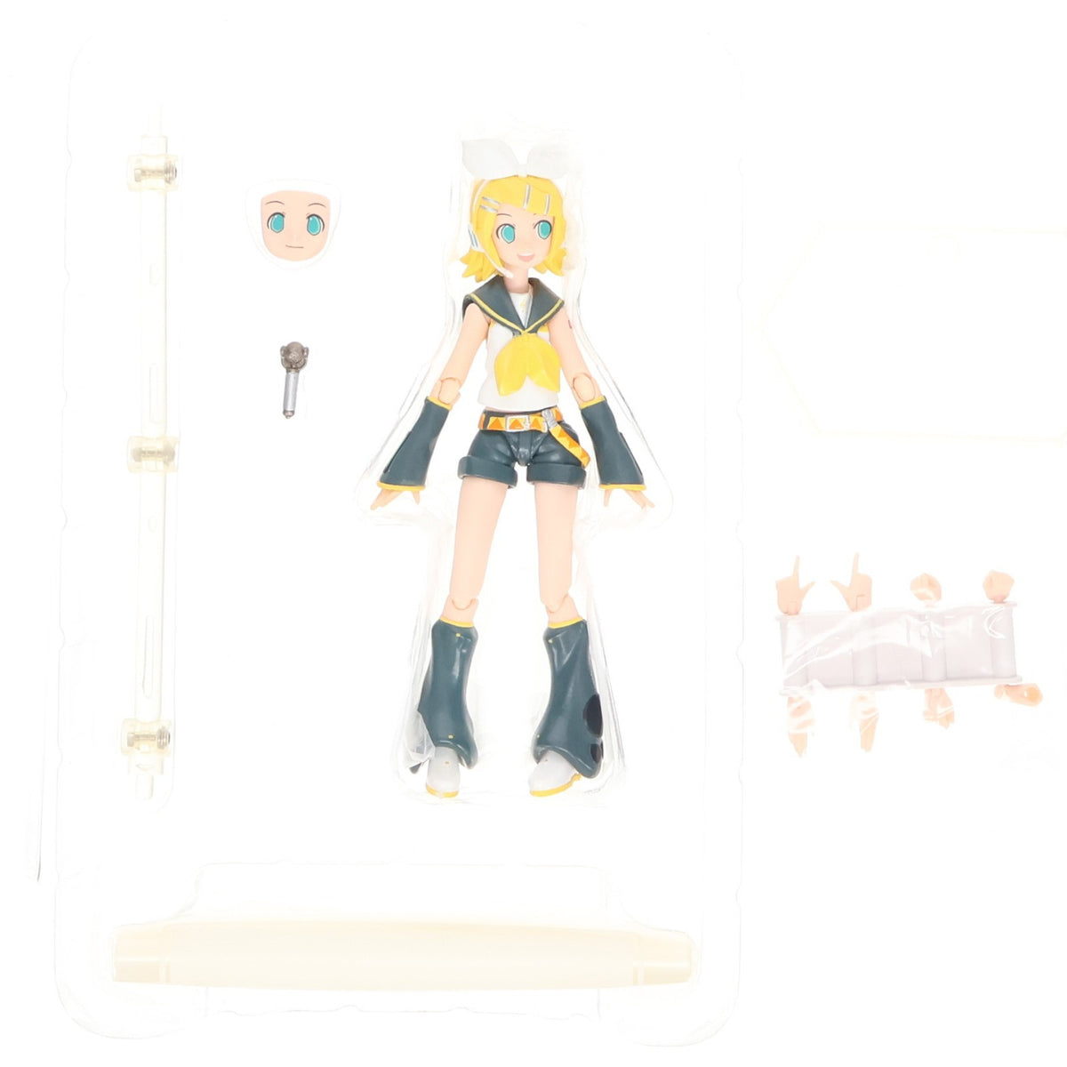 【中古即納】[FIG] figma(フィグマ) 019 鏡音リン(かがみねりん) キャラクター・ボーカル・シリーズ02 鏡音リン・レン 完成品 可動フィギュア マックスファクトリー(20081124)