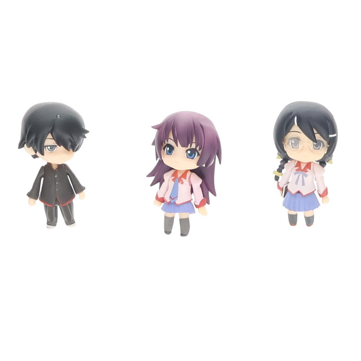 【中古即納】[FIG] ねんどろいどぷち 化物語セット 其ノ壹(そのいち) 完成品 可動フィギュア グッドスマイルカンパニー(20100429)