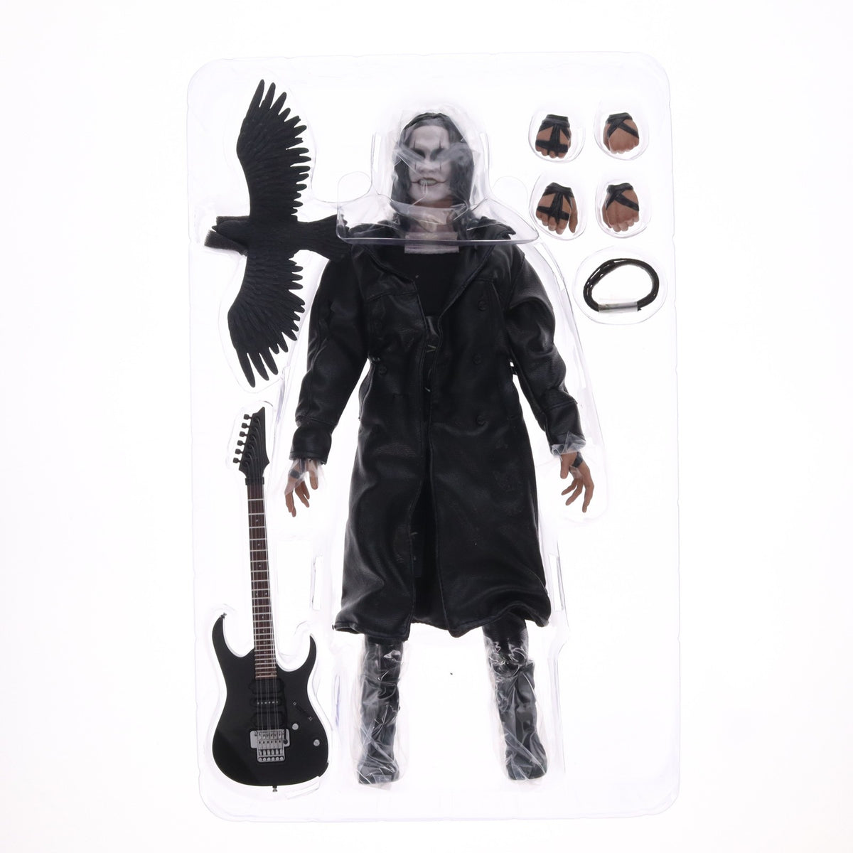 【中古即納】[FIG] ムービー・マスターピース エリック・ドレイヴン クロウ/飛翔伝説 1/6 完成品 アクションフィギュア(MMS210) ホットトイズ(20140131)