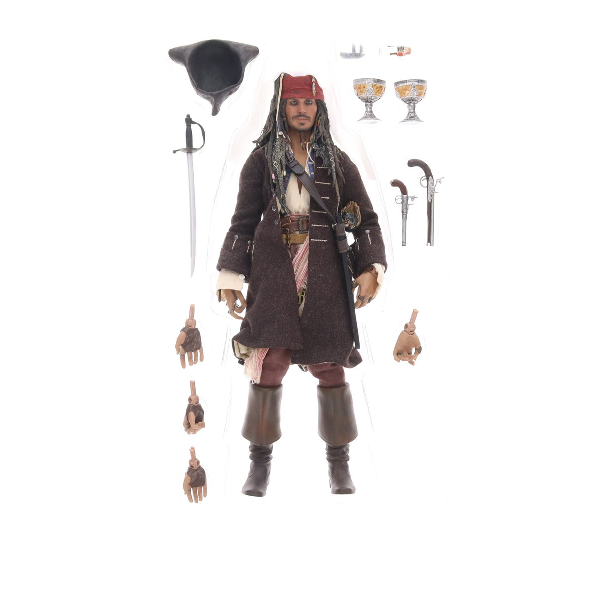 【中古即納】[FIG] アルティメットユニゾン No.05 UU ジャック・スパロウ パイレーツ・オブ・カリビアン 完成品 可動フィギュア メディコム・トイ(20111130)