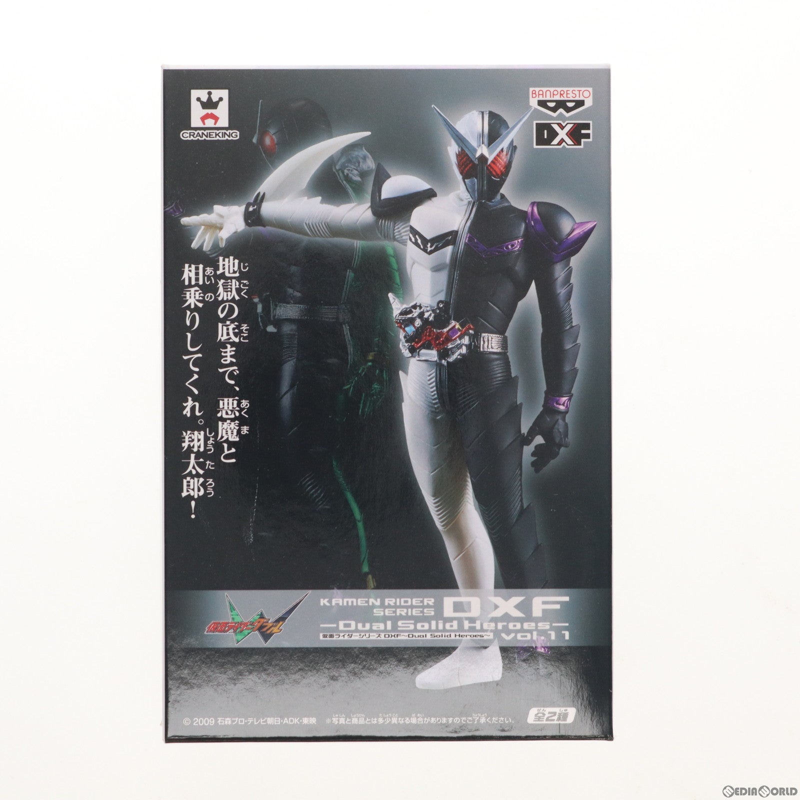 【中古即納】[FIG] 仮面ライダーW(ダブル) ファングジョーカー 仮面ライダーシリーズ DXF Solid Heroes〜vol.11 フィギュア プライズ(48984) バンプレスト(20140618)